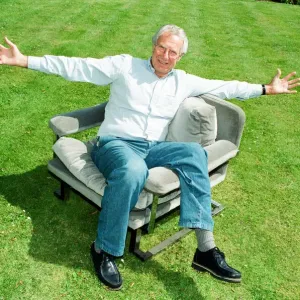 Barry Norman in Datchworth Garden Print, 25th July 1997