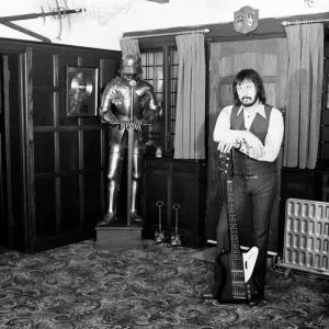 Bass guitarist of The Who rock group John Entwistle pictured at his home in Ealing Bass guitarist of The Who rock group John Entwistle pictured at his home in Ealing