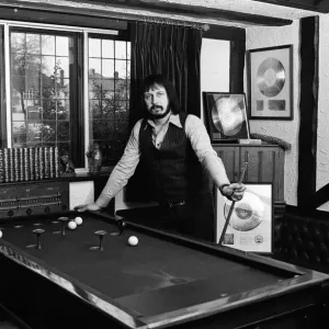 Bass guitarist of The Who rock group John Entwistle pictured at his home in Ealing Bass guitarist of The Who rock group John Entwistle pictured at his home in Ealing