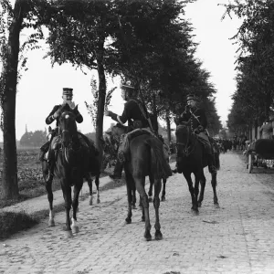 Battle of Audegem Print: German Advance on Antwerp 28th September 1914