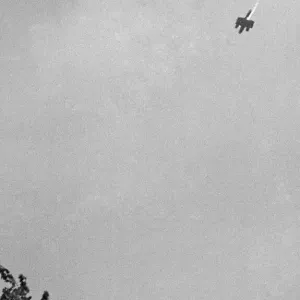 Out of a battle in Londons noonday sky yesterday (15th September 1940