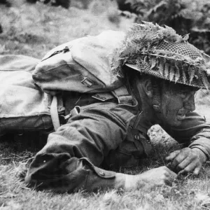 At a Battle school in the Western Command, students undergo a course in modern battle At a Battle school in the Western Command, students undergo a course in modern battle