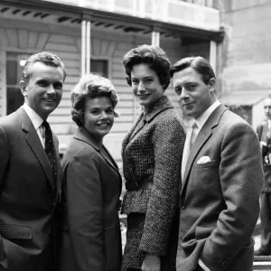 BBC announcers Kenneth Kendall, Judith Chalmers, Nan Winton and Michael Aspel BBC announcers Kenneth Kendall, Judith Chalmers, Nan Winton and Michael Aspel