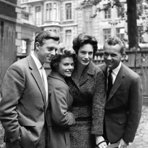 BBC announcers Michael Aspel, Judith Chalmers, Nan Winton and Kenneth Kendall BBC announcers Michael Aspel, Judith Chalmers, Nan Winton and Kenneth Kendall