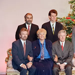 BBC christmas photocall, pictured standing, left to right