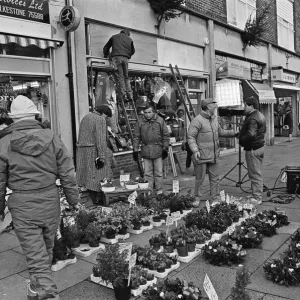 A BBC Crew set dress Modern Floral Services, 376 Cheriton Road, Folkestone A BBC Crew set dress Modern Floral Services, 376 Cheriton Road, Folkestone