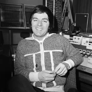BBC Disc Jockey Tony Blackburn. 15th January 1976 BBC Disc Jockey Tony Blackburn. 15th January 1976
