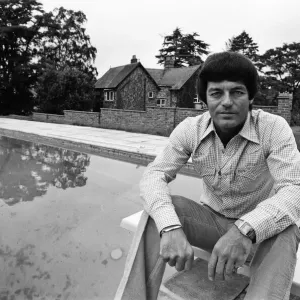 BBC Print of Tony Blackburn at his home in Cookham Dean, Berkshire
