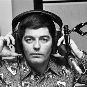 BBC DJ Tony Blackburn at work, 14th October 1976 Print
