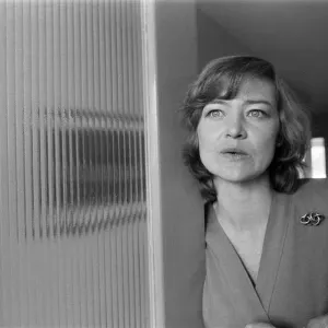 BBC News reporter Kate Adie at home near Kew, London. 12th May 1980
