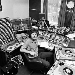 BBC Radio Disc Jockey Tony Blackburn Print 21st June 1973 BBC Radio Disc Jockey Tony Blackburn Print 21st June 1973