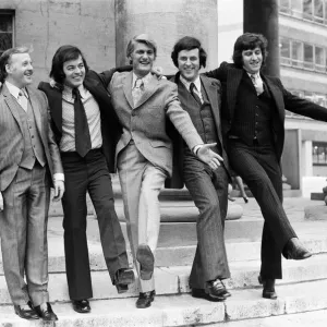 Five BBC Radio DJs will be having a very happy New Year because they have just Five BBC Radio DJs will be having a very happy New Year because they have just