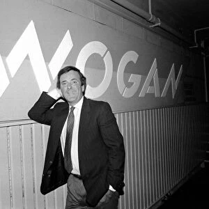 BBC television chat show host Terry Wogan at Shepherds Bush theatre December 1985