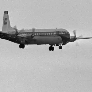 BEA Vickers Vanguard G-APED Print, London Heathrow Approach BEA Vickers Vanguard G-APED Print, London Heathrow Approach