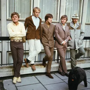 The Beach Boys. Bruce Johnston, Al Jardine, Dennis Wilson, Carl Wilson and Mike Love