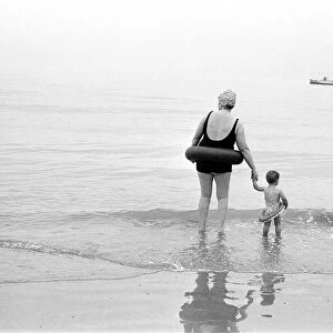 Beach Scenes, Eastbourne, East Sussex, 12th August 1968