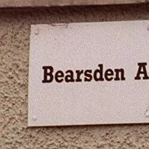 Bearsden Academy School sign - Strathclyde Regional Council sign
