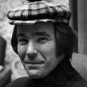 Beatle Jockey. Ron Atkinson photographed outside his Wested Home. December 1971 P017027 Beatle Jockey. Ron Atkinson photographed outside his Wested Home. December 1971 P017027