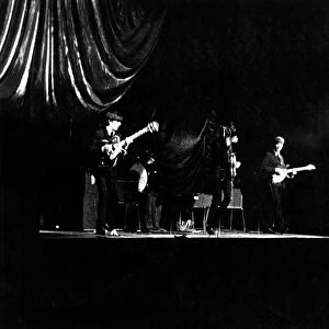The Beatles appearing on stage at Coventry Theatre. 17th November 1963