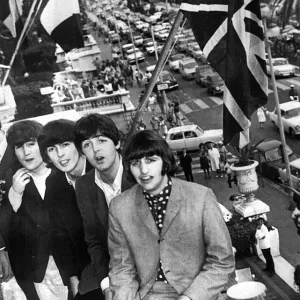 The Beatles arrive in France ahead of concert at the Palais des Fetes, Niza, France The Beatles arrive in France ahead of concert at the Palais des Fetes, Niza, France