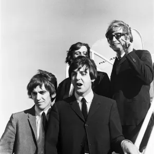 The Beatles arriving in San Francisco ahead of their American tour The Beatles arriving in San Francisco ahead of their American tour