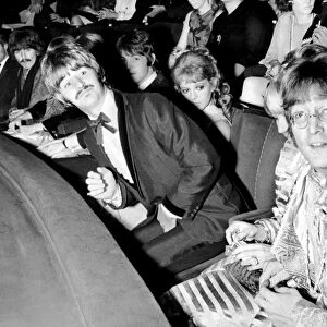 The Beatles attend Film Premiere of How I Won The War at the London Pavilion