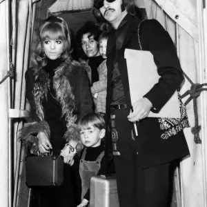 Ringo Starr at London Airport May 1969 Print