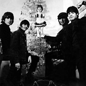The Beatles at the Capitol Theatre, Cardiff, before their performance that evening