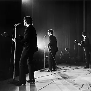 The Beatles in concert at the Olympia in Paris, France, Thursday 16th January 1964