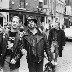 Ringo Starr with Son Jason in Liverpool, 1992 Print Ringo Starr with Son Jason in Liverpool, 1992 Print