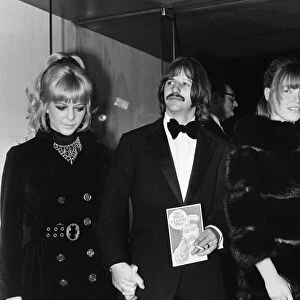 Beatles drummer Ringo Starr with his wife Maureen attend the film premiere of Oh What A