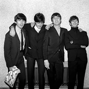 The Beatles in Exeter November 1963 George Harrison, Paul McCartney