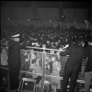 Beatles fans at Wimbledon Palais. 14th December 1963