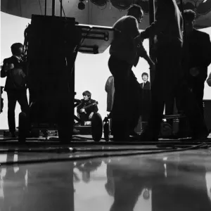 Beatles files 1964 The Beatles relax between takes of their new film A Hard Days Beatles files 1964 The Beatles relax between takes of their new film A Hard Days