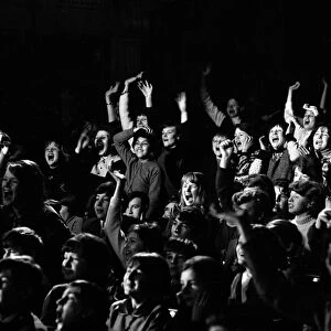 The Beatles filming at the Scala Theatre watched by a crowd of screaming fans 3rd