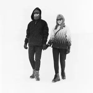 Beatles: John Lennon and Wife Cynthia Lennon in St Moritz on a Skiing Holiday
