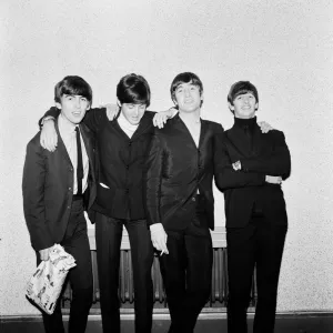 The Beatles left to right: George Harrison, Paul McCartney, John Lennon, and Ringo Starr The Beatles left to right: George Harrison, Paul McCartney, John Lennon, and Ringo Starr