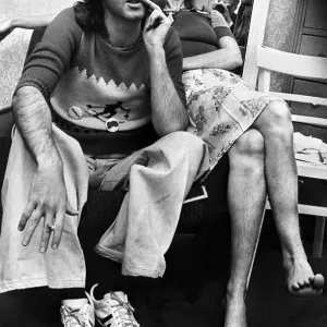 Former Beatles member Paul McCartney with his wife and fellow band member Linda Former Beatles member Paul McCartney with his wife and fellow band member Linda