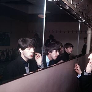 The Beatles at the De Montfort Hall in Leicester 10 October 1964 Reflected in
