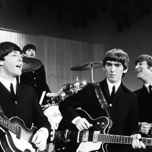 The Beatles Rehearse in New York Print, 9 February 1964