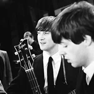 The Beatles in New York, USA February 1964 John Lennon