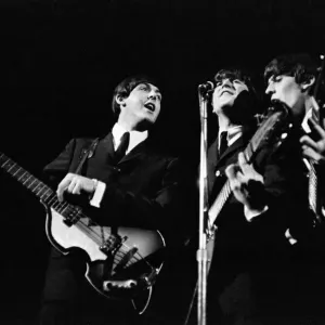 The Beatles Live on Stage Print, November 1964 The Beatles Live on Stage Print, November 1964