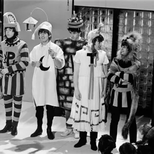 The Beatles performing at TV spectacular Around the Beatles at Rediffusion The Beatles performing at TV spectacular Around the Beatles at Rediffusion