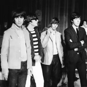 The Beatles prior to Night of a thousand stars show held at the Palladium theatre