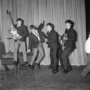 The Beatles during rehearsals for the Royal Variety Performance at The London Palladium The Beatles during rehearsals for the Royal Variety Performance at The London Palladium