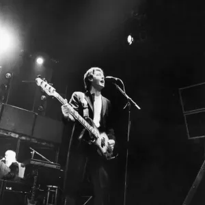 Former Beatles singer and bass guitarist Paul McCartney. September 1983