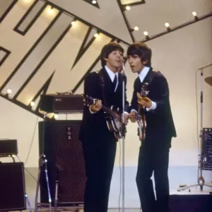 Beatles on Stage in Blackpool Print, 19 July 1964