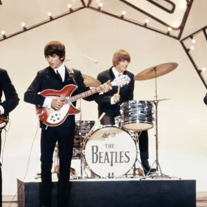 Beatles on stage in Blackpool for their appearnace on the Blackpool Night Out TV show 19 Beatles on stage in Blackpool for their appearnace on the Blackpool Night Out TV show 19