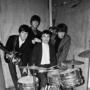The Beatles in the studio (Studio Two, EMI Studios, London)