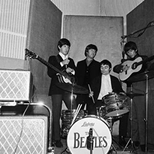 The Beatles in the studio (Studio Two, EMI Studios, London)